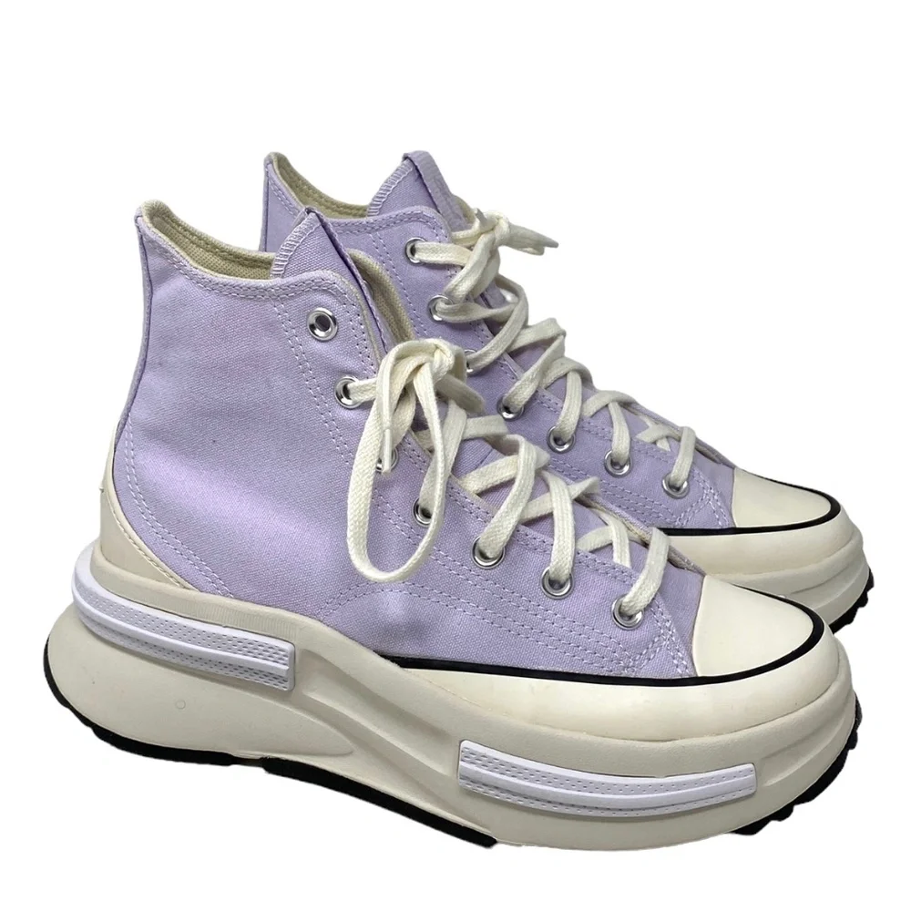 Converse Run Star Legacy Platform Violet Women Sneakers Canvas High Top A03064C